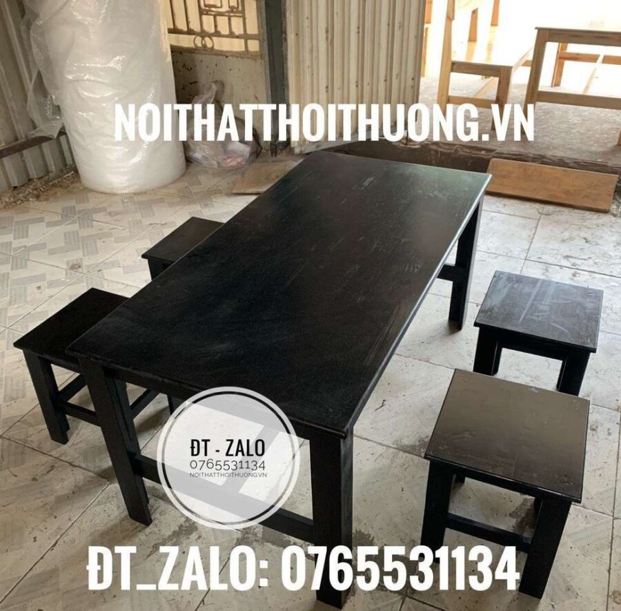 Bàn ghế quán bún đậu DĨ An, Bình Dương, HCM