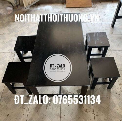 Bàn ghế quán bún đậu gỗ thủ đức