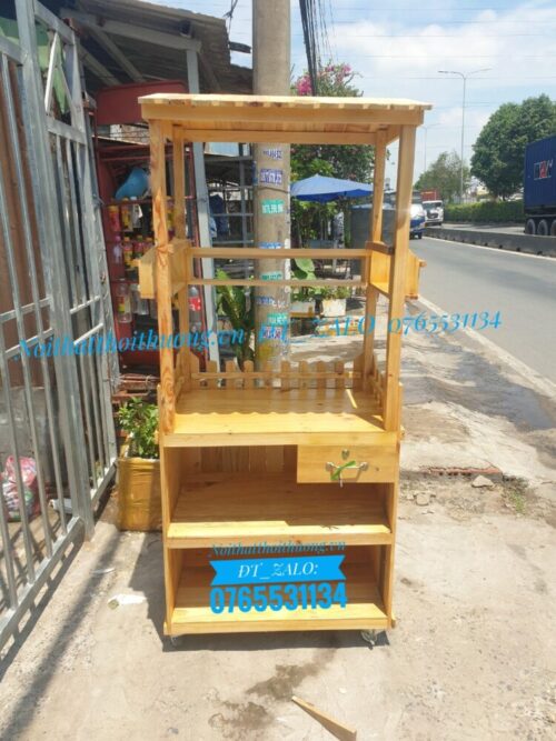 Xe cafe mang đi