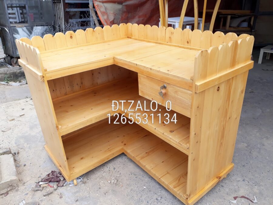 Quầy Cà Phê Gỗ Thông Giá Rẻ - Ảnh 2