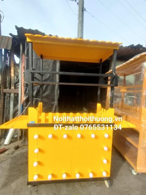 xe gỗ bán nước
