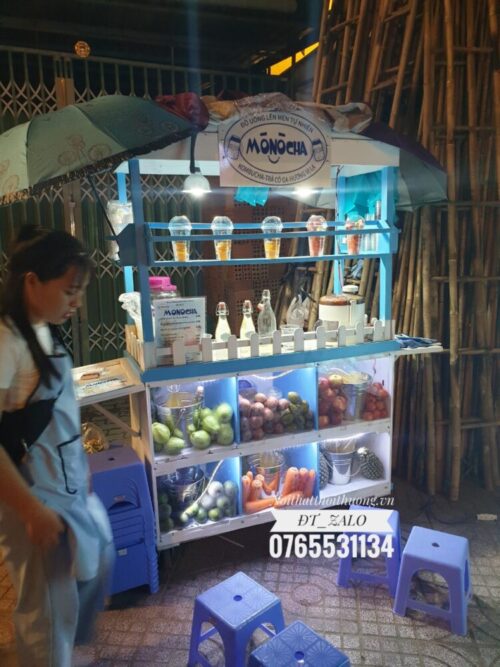 Xe bán trà sữa độc đáo