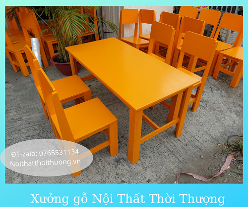 Bàn ghế trà sữa ăn vặt sinh tố nước ép, trà chanh Đồng Nai