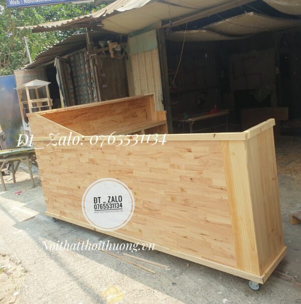Quầy bán cà phê mang đi gỗ Biên Hoà Đồng nai