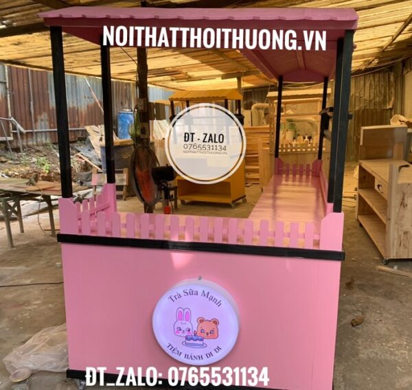 Mẫu quầy trà sữa đẹp Bình Thạnh, Gò Vấp, HCM