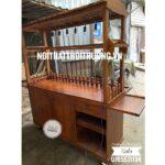 xe bán cà phê bằng gỗ đẹp