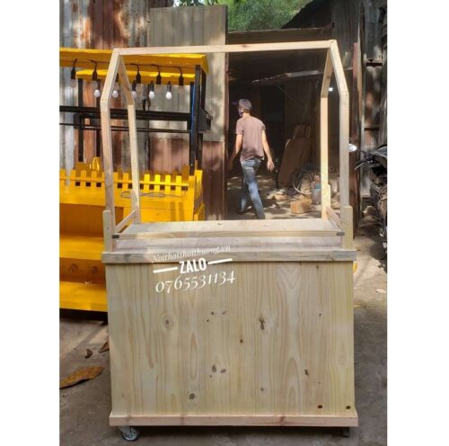 Xe bán cafe đồ ăn vặt kiểu độc lạ