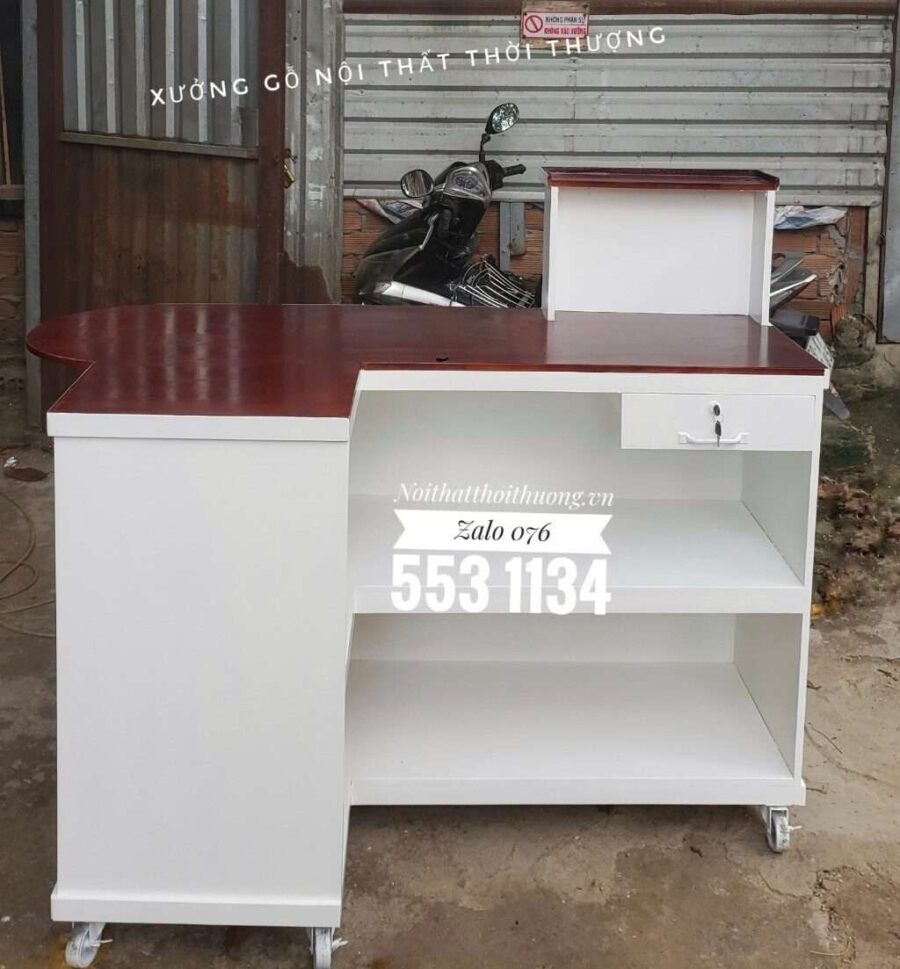 Quầy pha chế trà sữa đẹp DĨ An, Bình Dương