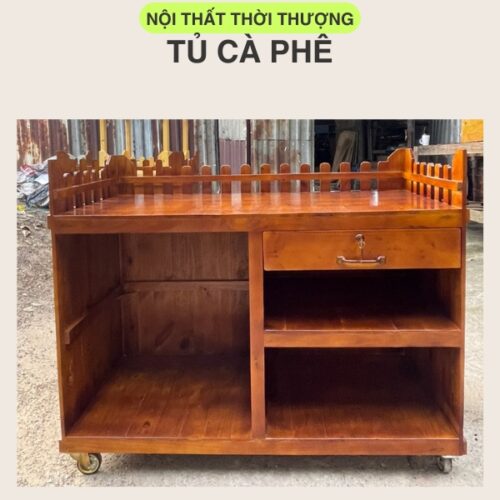 tủ cà phê gỗ đẹp