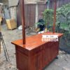 Xe cà phê đẹp bằng gỗ