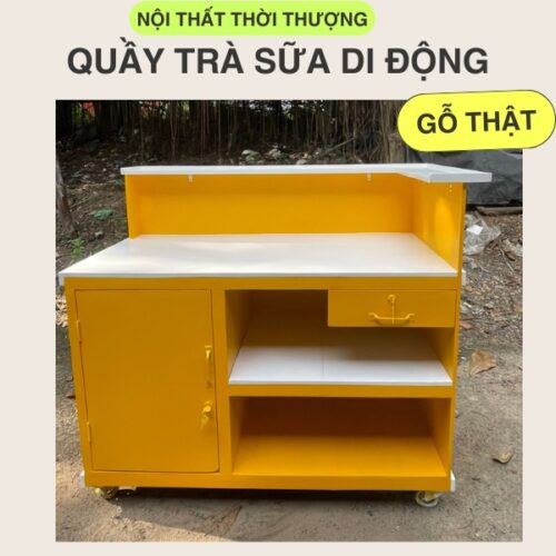 quầy trà sữa di động đẹp