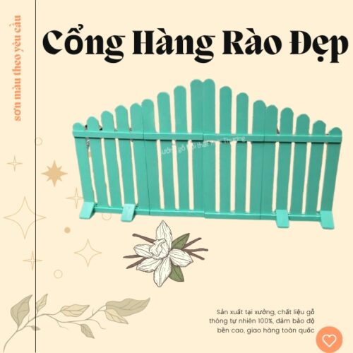 cổng hàng rào đẹp