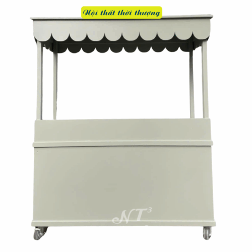 quầy bán nước bằng gỗ