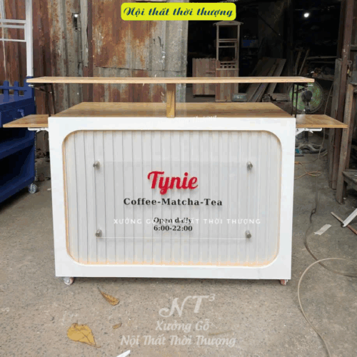 xe gấp gọn trà sữa