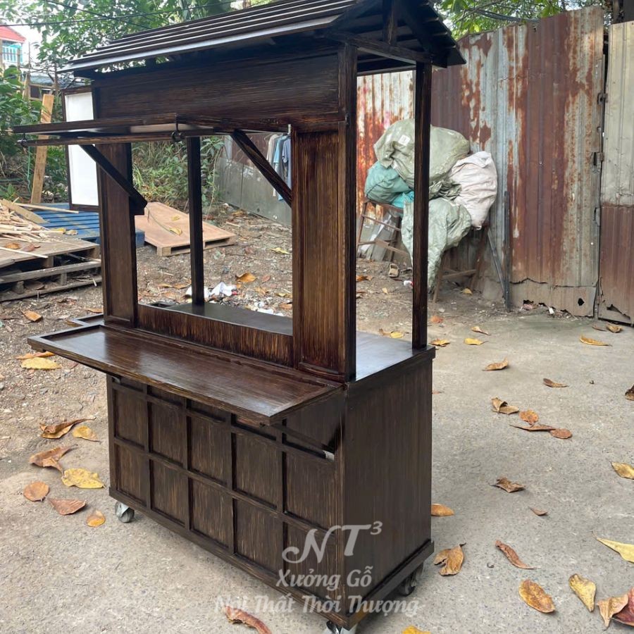 quầy bán nước màu giả cổ